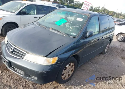 2004 Honda Odyssey Ex from USA, damaged, VIN 5FNRL188X4B117400